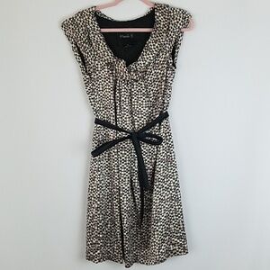 Hanii Y. women 42 dress tied knee length silk